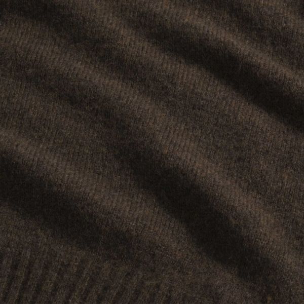 NN.07 Lee Pullover aus Wollmischung Dunkelbraun – Bild 3