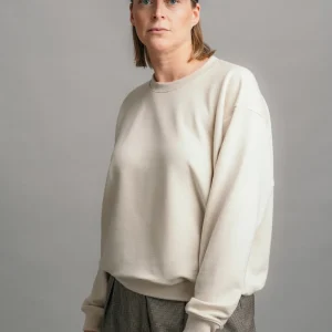 Das Merino Damen Sweatshirt – Mandel