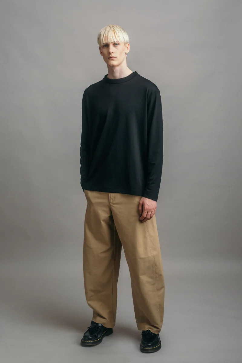 Das Real Merino Longsleeve – Schwarz – Bild 7