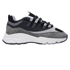 Cleens Aero Runner Sneaker Grau/Schwarz