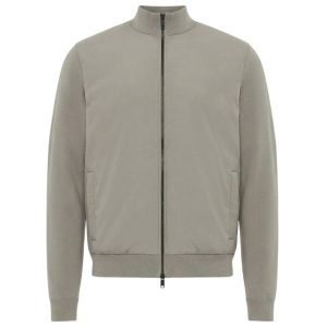 Genti Knitted Hybridjacke Braun