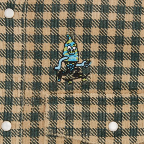 Icecream Printed Check Hemd Grün – Bild 4