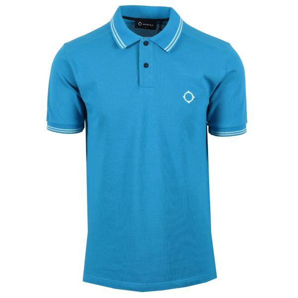 Ma.strum Double Tipped Polo Blau – Bild 2