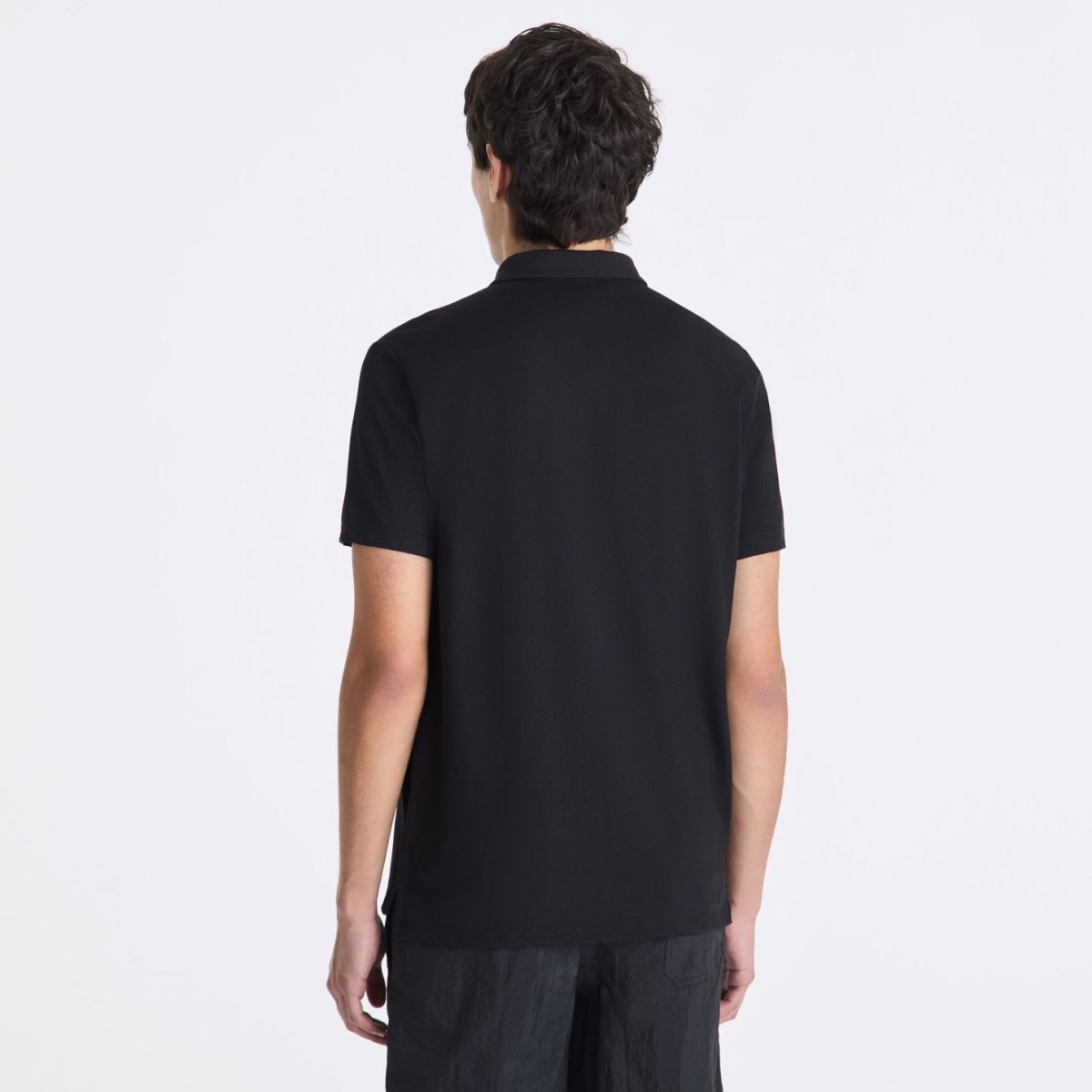 Peuterey Mezzola Poloshirt Schwarz – Bild 4