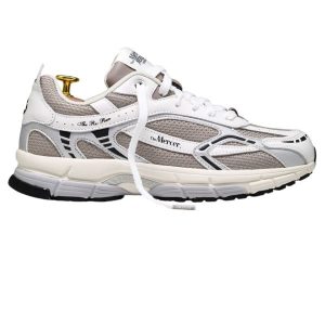 The Mercer Brand The Re-Run White Silver Sneaker Weiß/Cognac