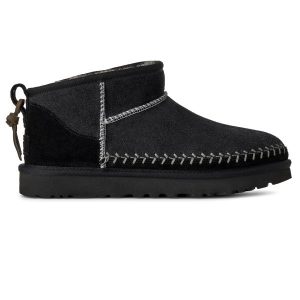 UGG Classic Ultra Mini Biarritz Boot Schwarz
