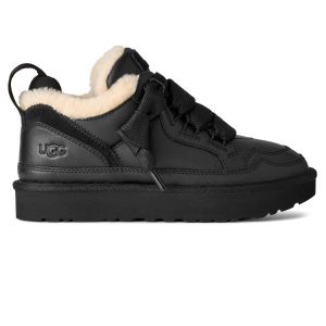 UGG Lowmell Leder Sneaker Schwarz