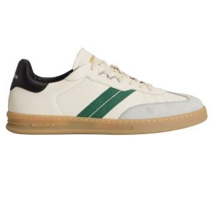 Woolrich Double U.T. Sneaker Offwhite/Grau/Grün